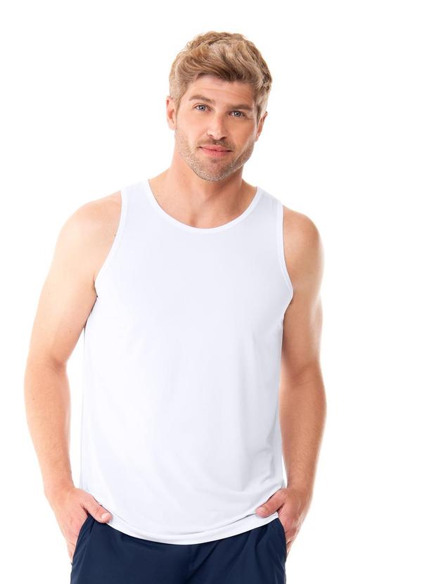 Regata Fitness Masculina Branco
