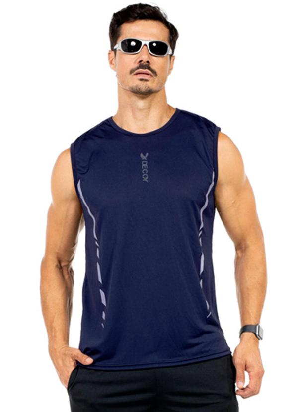 Vista 2 Regata Machão Fitness Azul Decoy Decoy