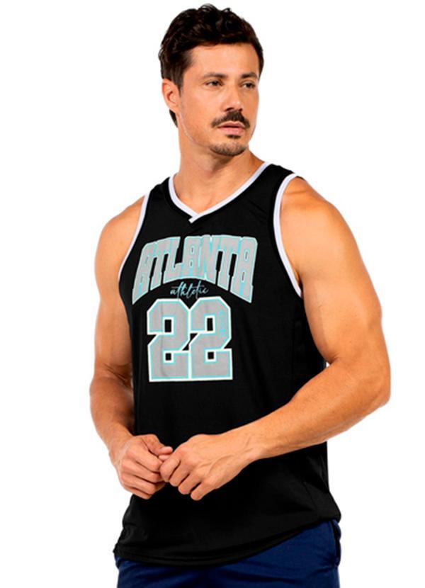 Vista 2 Regata Machão Masculina Preto Decoy Decoy