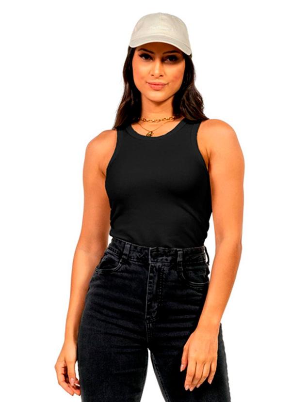 Regata Termal Feminina Preto