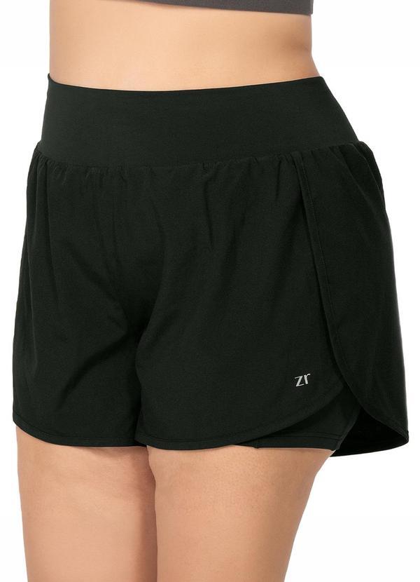 Short Bermuda Interna Cós Reforçado Preto