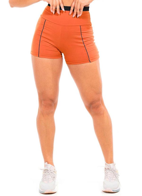 Short Feminino Fitness Marrom