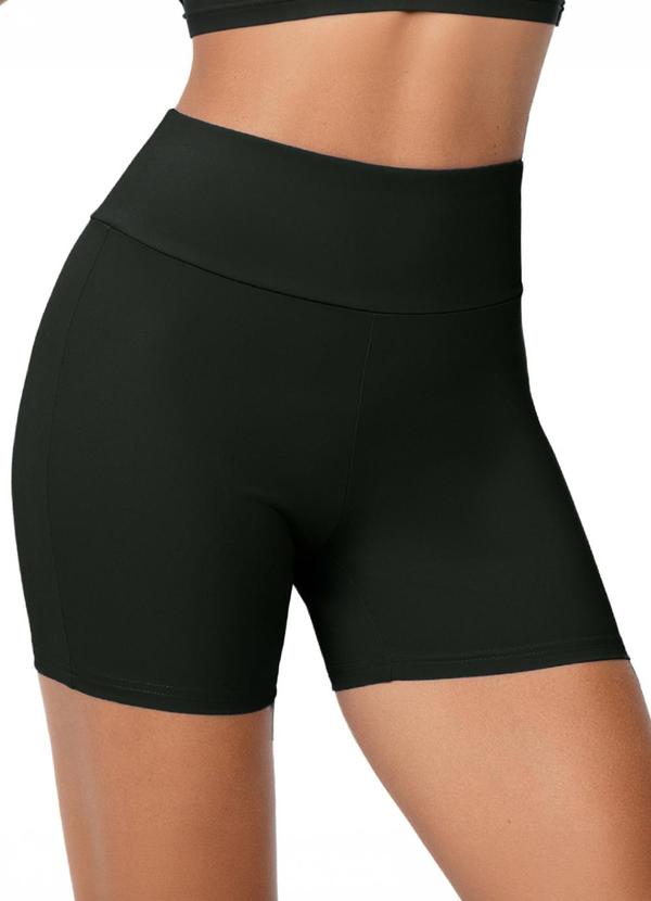 Short Fitness Compressão Cós Anatômico Preto
