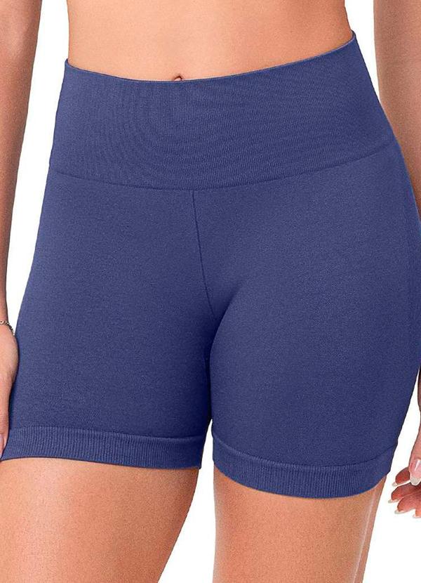 Short Fitness Empina Bumbum sem Costura Roxo