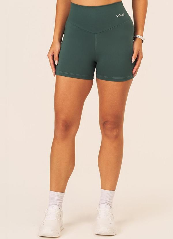 Short Fitness Fit-Tech Feminino Curve Verde
