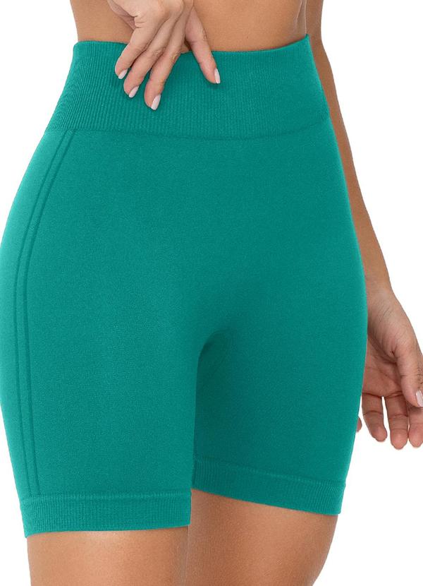 Short Fitness Jacquard Cós Largo Verde