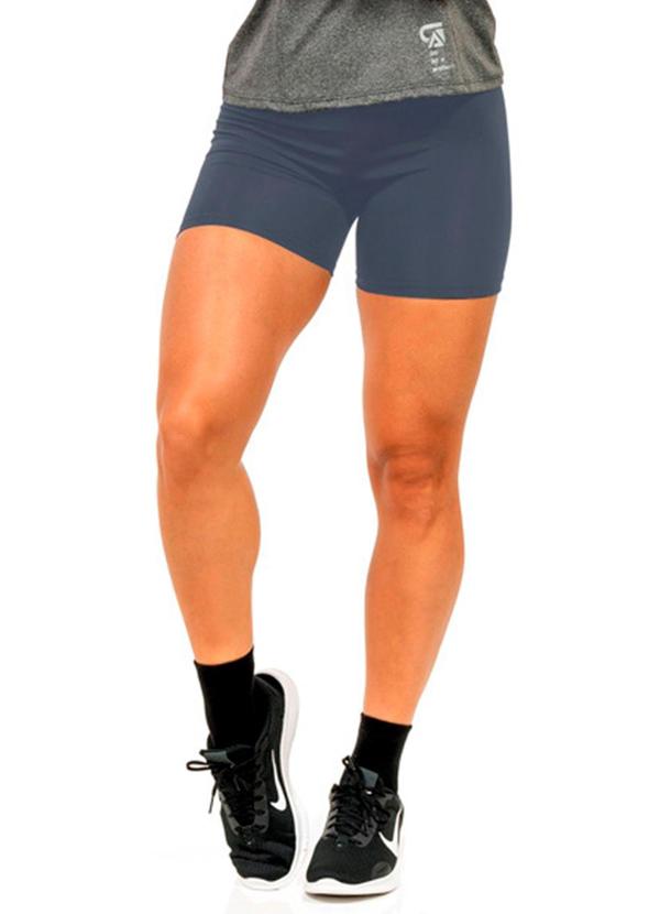 Short Power Feminina Cinza