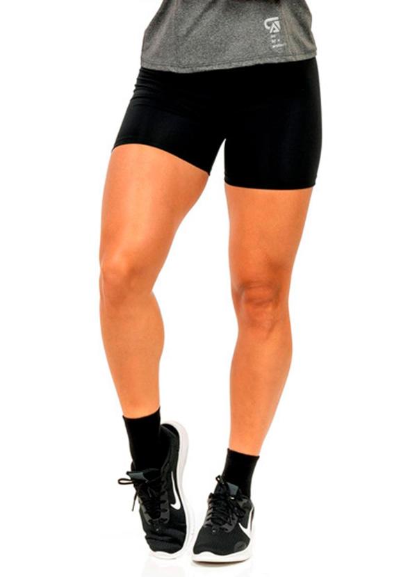 Short Power Feminina Preto