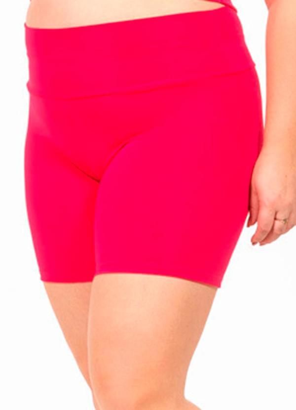 Short Power Feminina Rosa