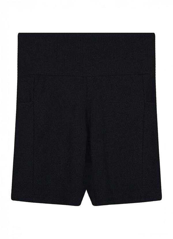 Shorts Justo Canelado Active Preto