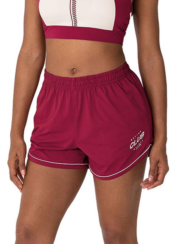 Shorts Runner Dry Fit Active Bordô