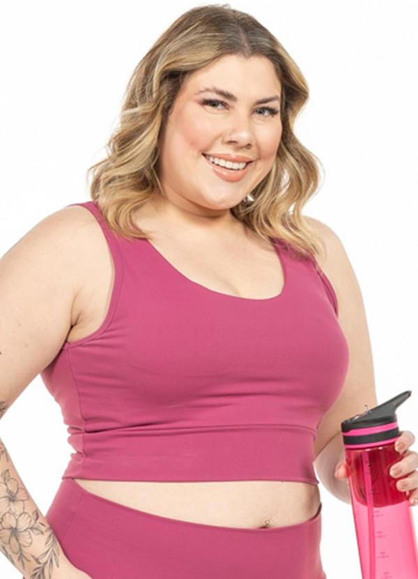 Top Feminino com Alça Largas Rosa