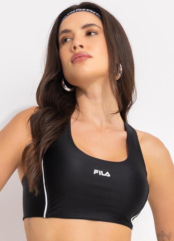 Vista 2 Top Feminino Line Future Sports Preto Fila Fila