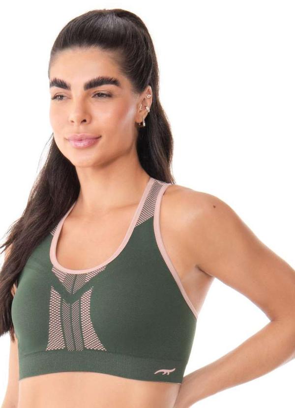 Top Fitness Discovery Dupla Face Verde