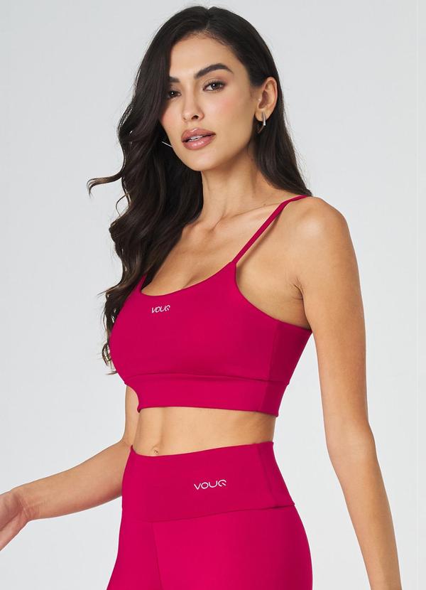 Top Fitness Fit-Tech Feminino Essential Magenta