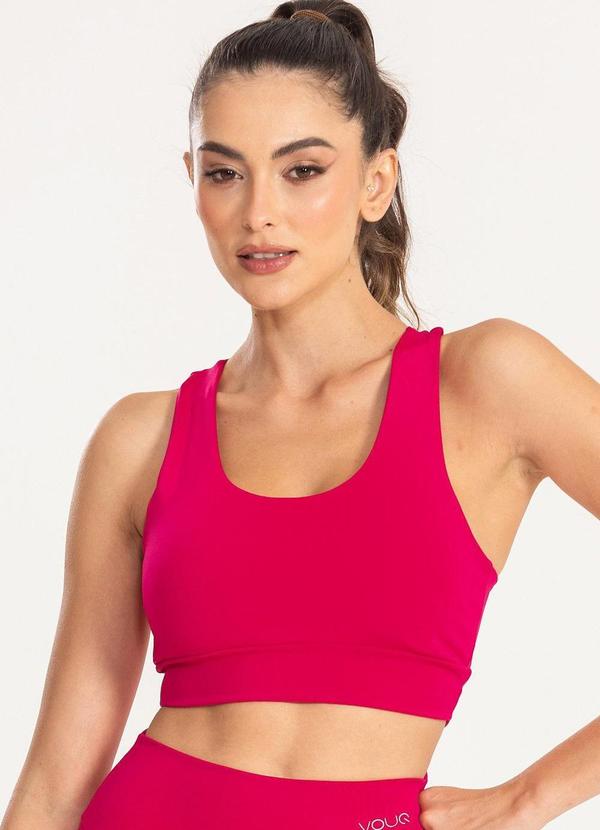 Top Fitness Fit-Tech Feminino Essential Pink