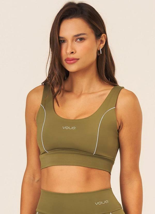 Top Fitness Fit-Tech Feminino Line Verde