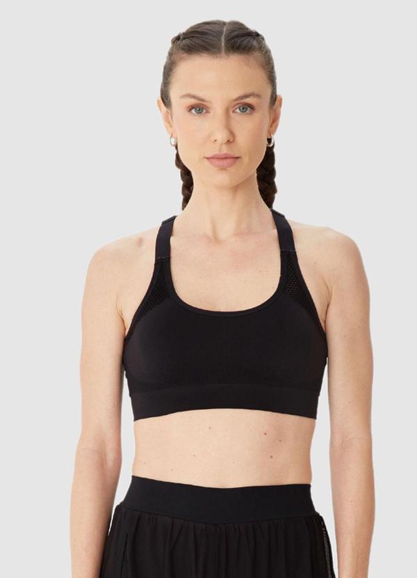 Top Nadador Ajustável Seamless Active Preto