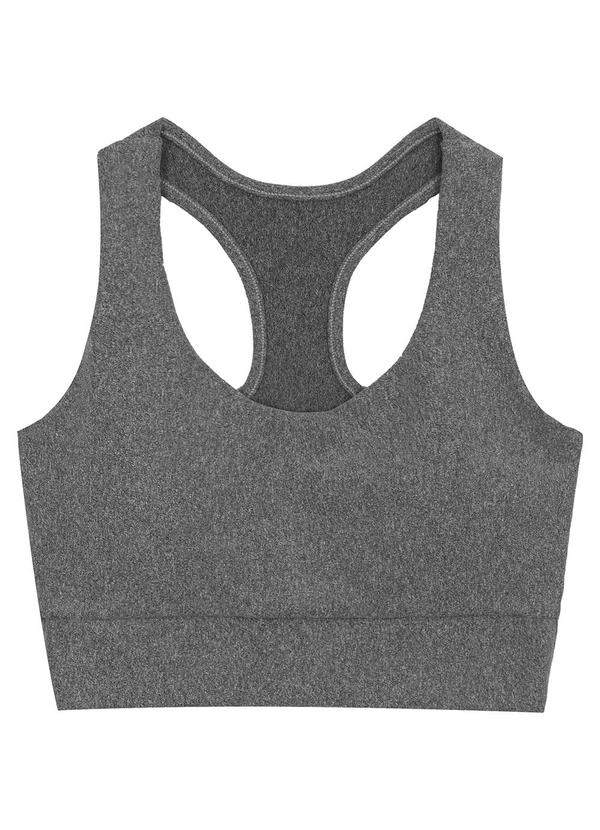Vista 2 Top Nadador Compress Active Cinza Escuro Enfim Enfim