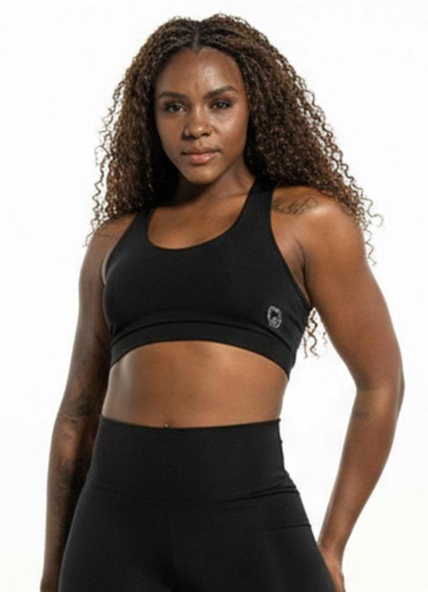 Top Nadador Feminino Preto