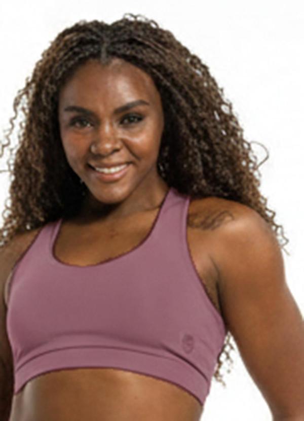 Top Nadador Feminino Roxo