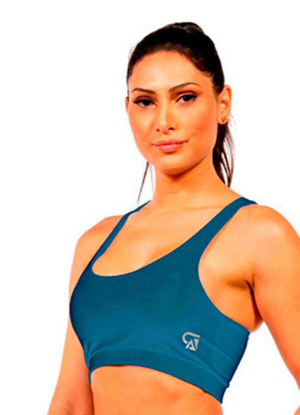 Top Nadador Lev Feminino Azul