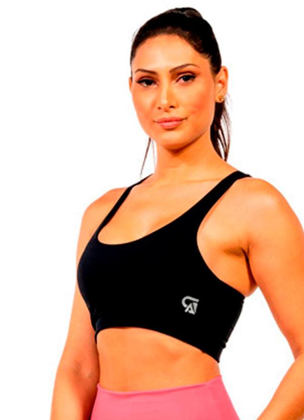 Top Nadador Lev Feminino Preto