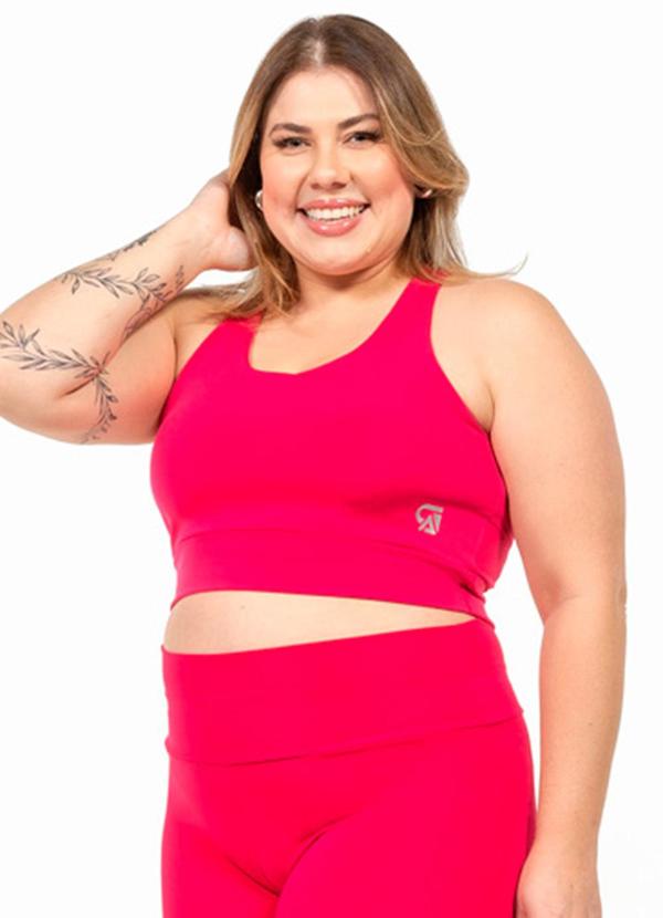 Top Nadador Leve Feminina Rosa