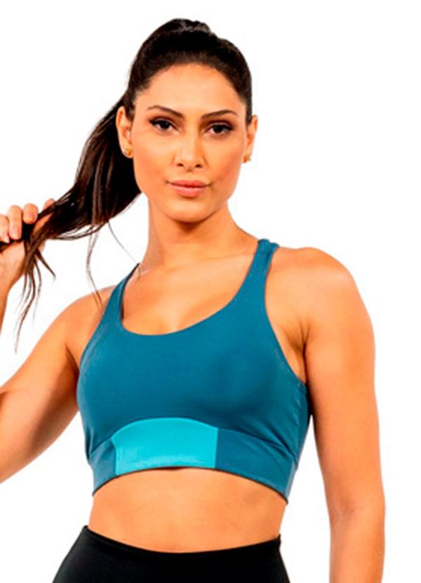 Top Power Feminino Azul