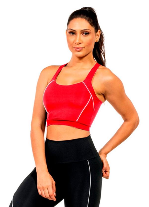 Top Power Feminino Vermelho