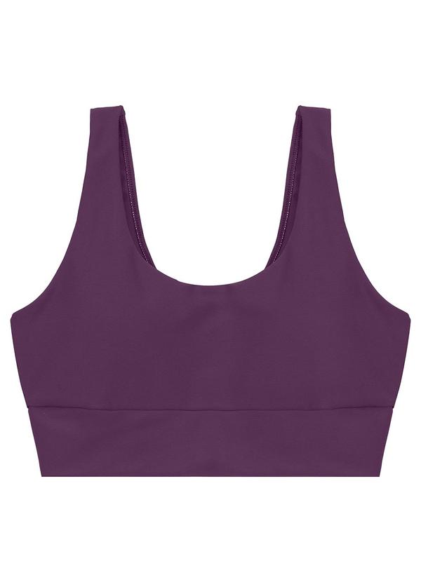 Vista 2 Top Regata Dry com Refletivo Active Roxo Enfim Enfim