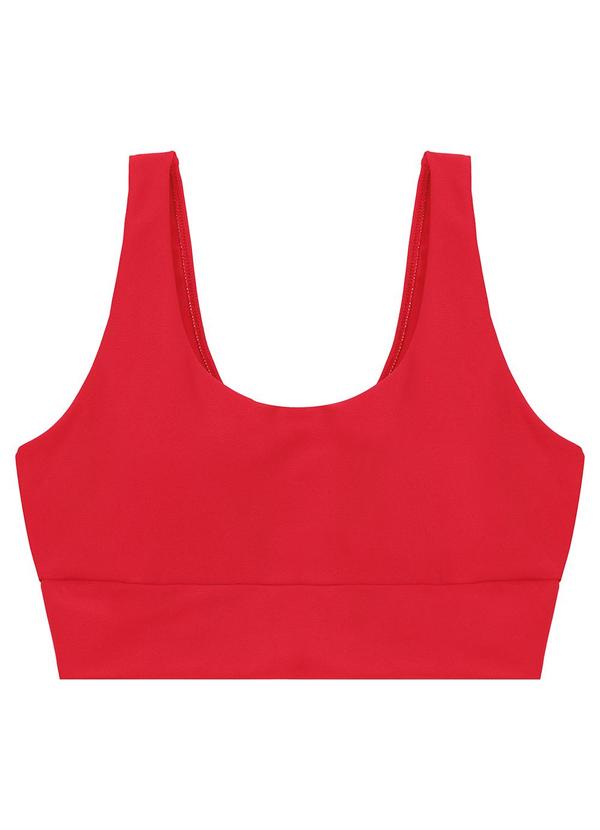 Vista 2 Top Regata Dry com Refletivo Active Vermelho Enfim Enfim