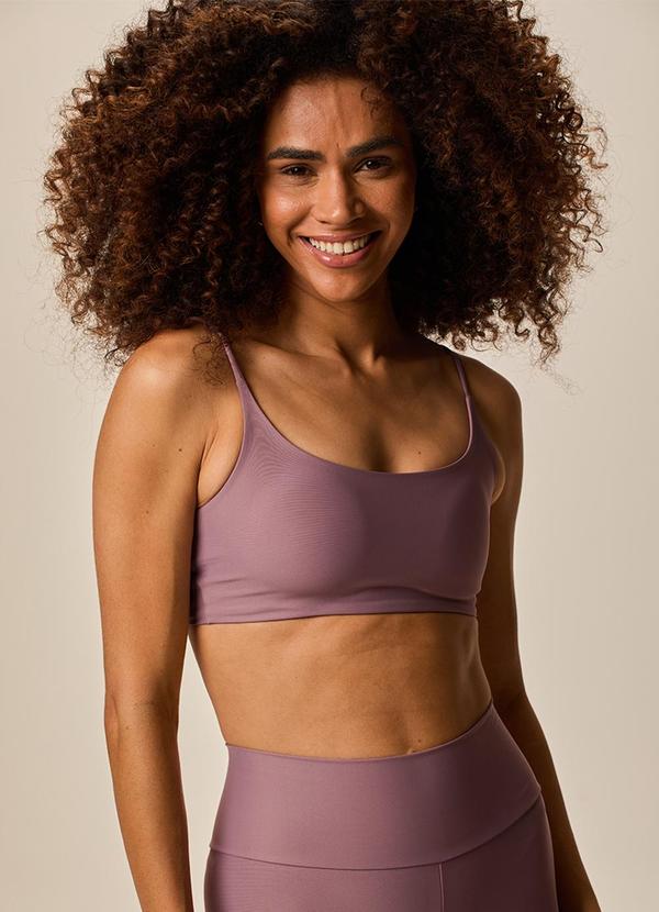 Top Regata Duplo Malha Uv Active Malva