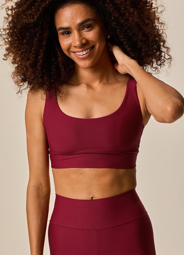 Top Regata Fit Dry Active Bordô