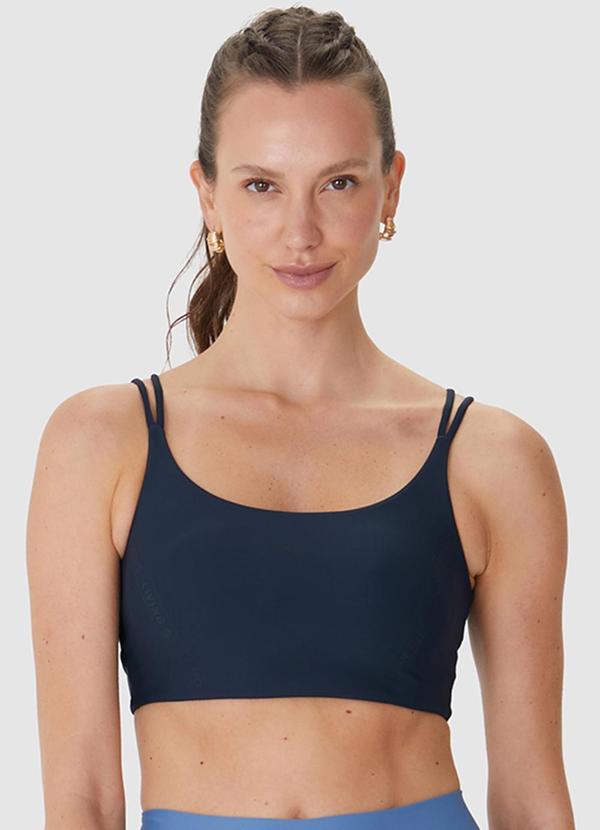 Top Regata Fit Dry Azul Marinho