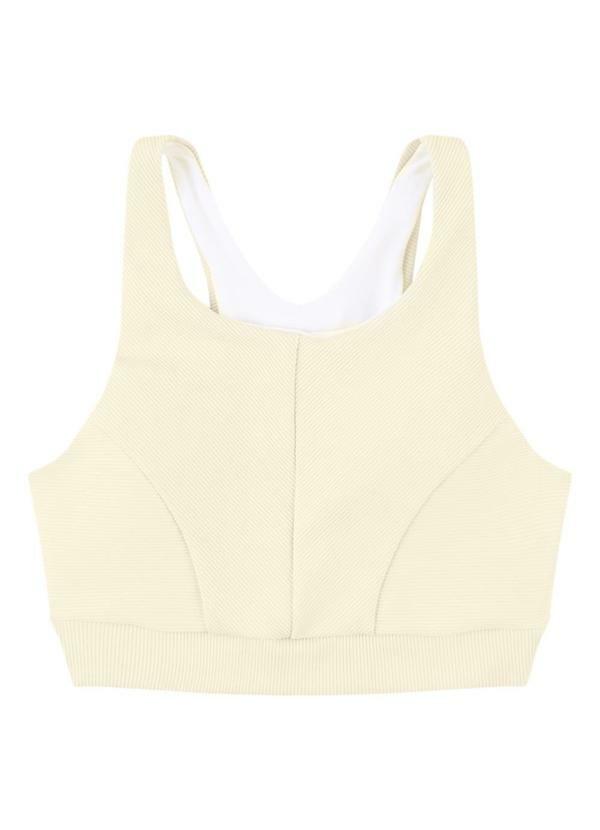 Top Regata Halter Neck Off White