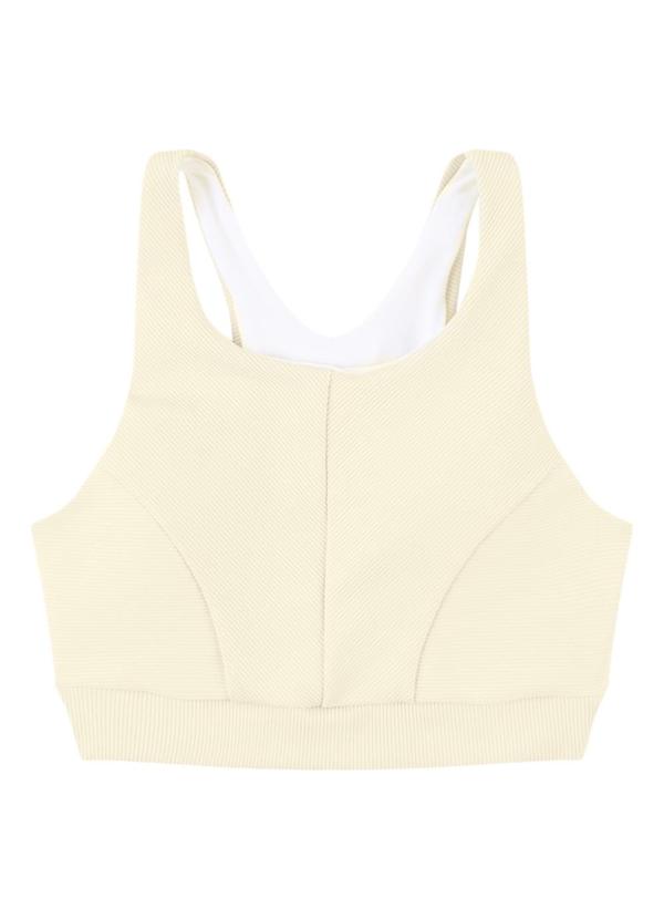 Top Regata Halter Neck Off White