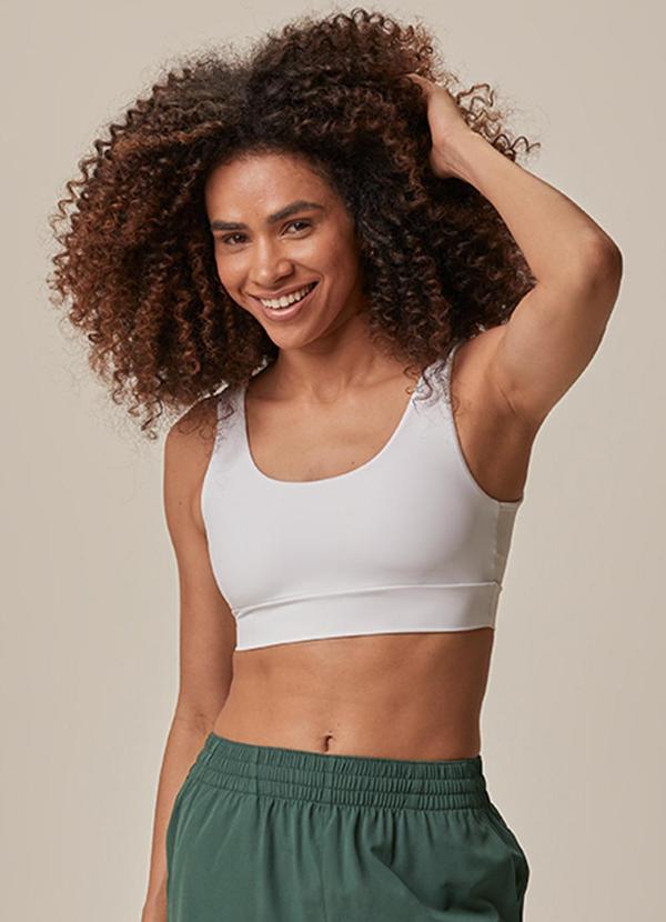 Top Regata Malha Uv Active Branco