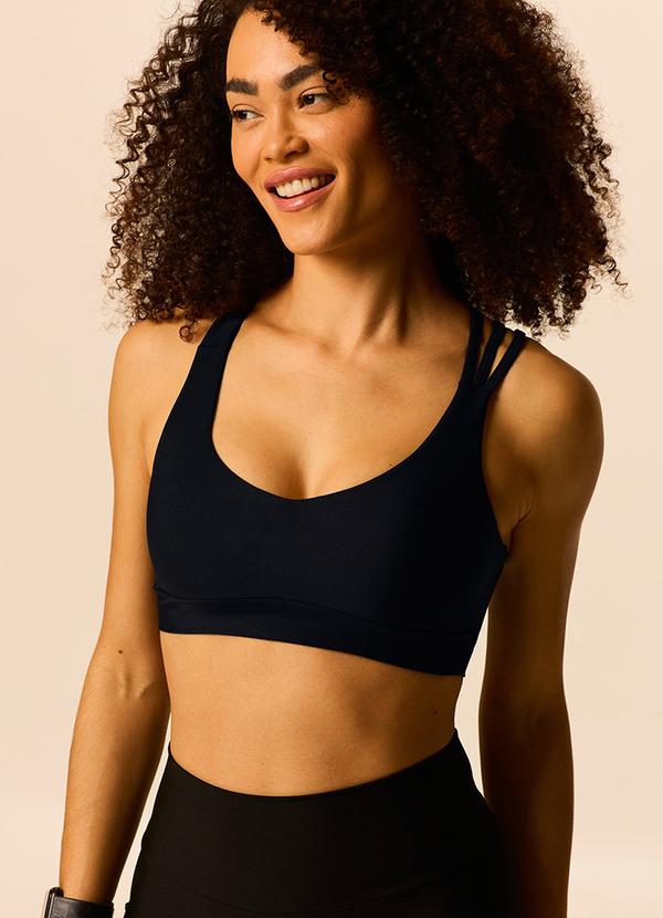 Top Strappy Uv50+ Active Preto