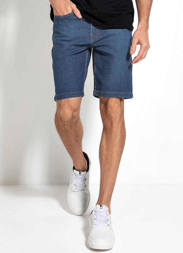 Vista 2 Bermuda Jeans Azul em Jeans K-Du Jeans K-Du Jeans