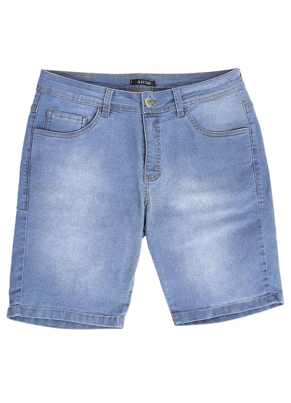Vista 2 Bermuda Jeans Claro em Jeans Actual Actual