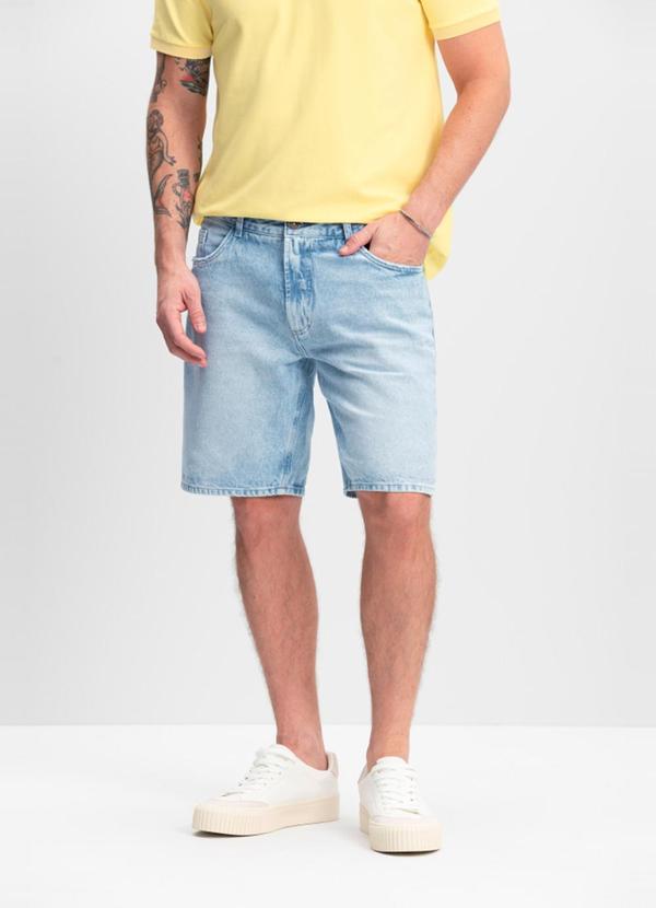 Bermuda Jeans Masculina Azul