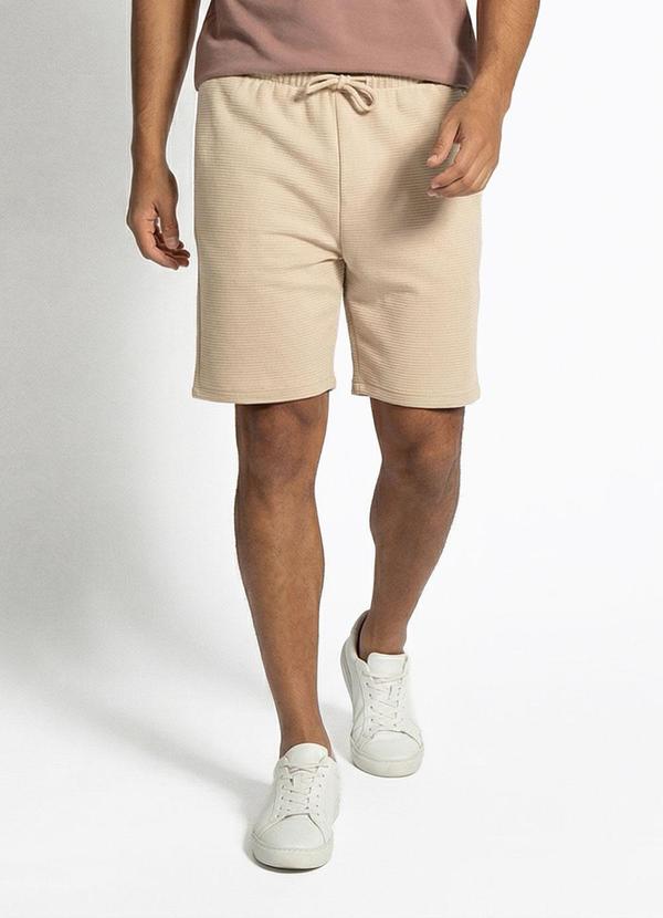 Bermuda Masculina Bege