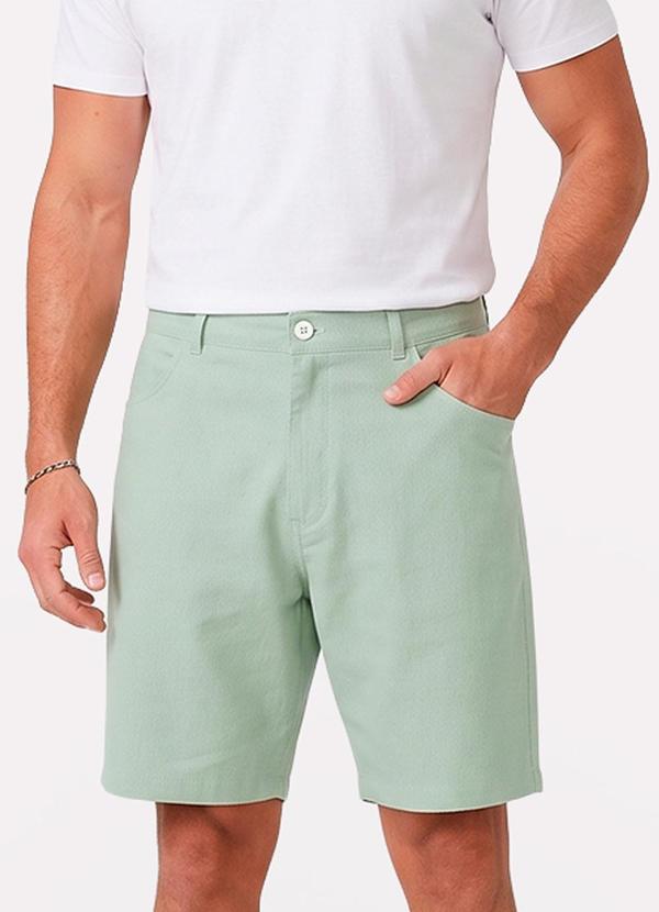 Bermuda Masculina Bengaline Verde