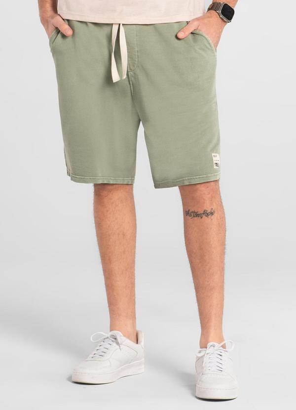 Bermuda Masculina Moletinho Verde