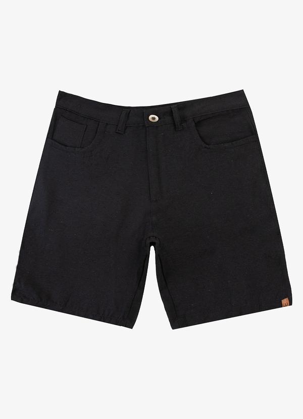 Vista 2 Bermuda Masculina Sarja com Bolsos Shift Preto Rovitex Rovitex