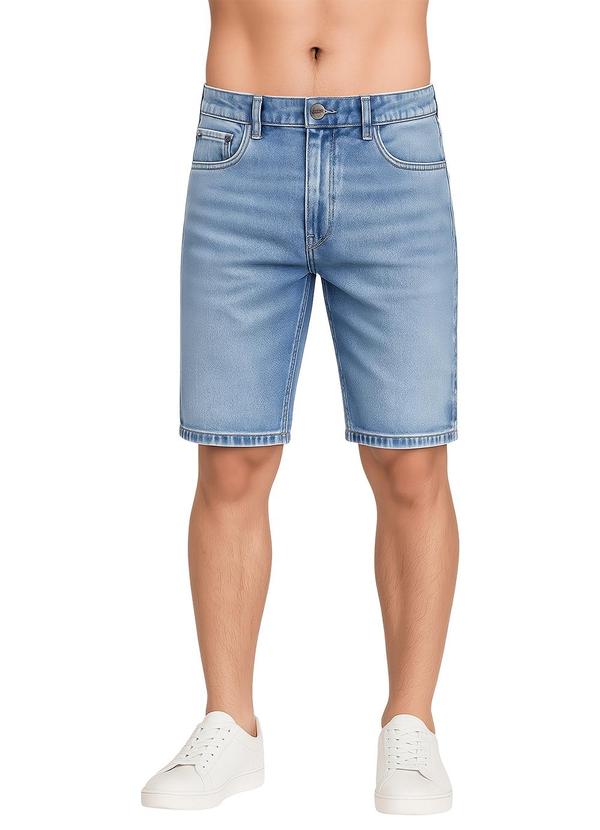 Vista 2 Bermuda Regular Jeans Claro Aurus Aurus