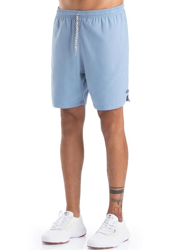 Bermuda Sarja Viscolinho Azul