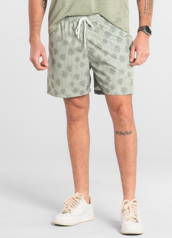 Shorts Masculino Microfibra Verde
