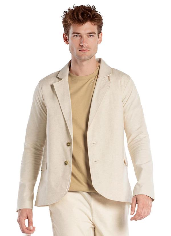 Blazer Linho Bege